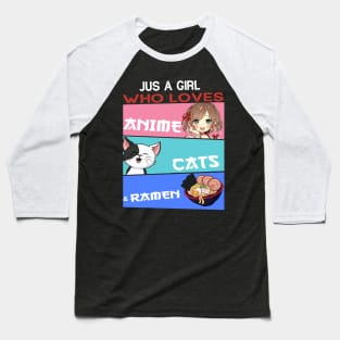 Anime and Cats Lover for Teen Manga kawaii Graphic Otaku.This Cute Anime and Cats Lover for Teen Manga kawaii Graphic Otaku design is perfect for Anime fan teens that love Cats. Baseball T-Shirt